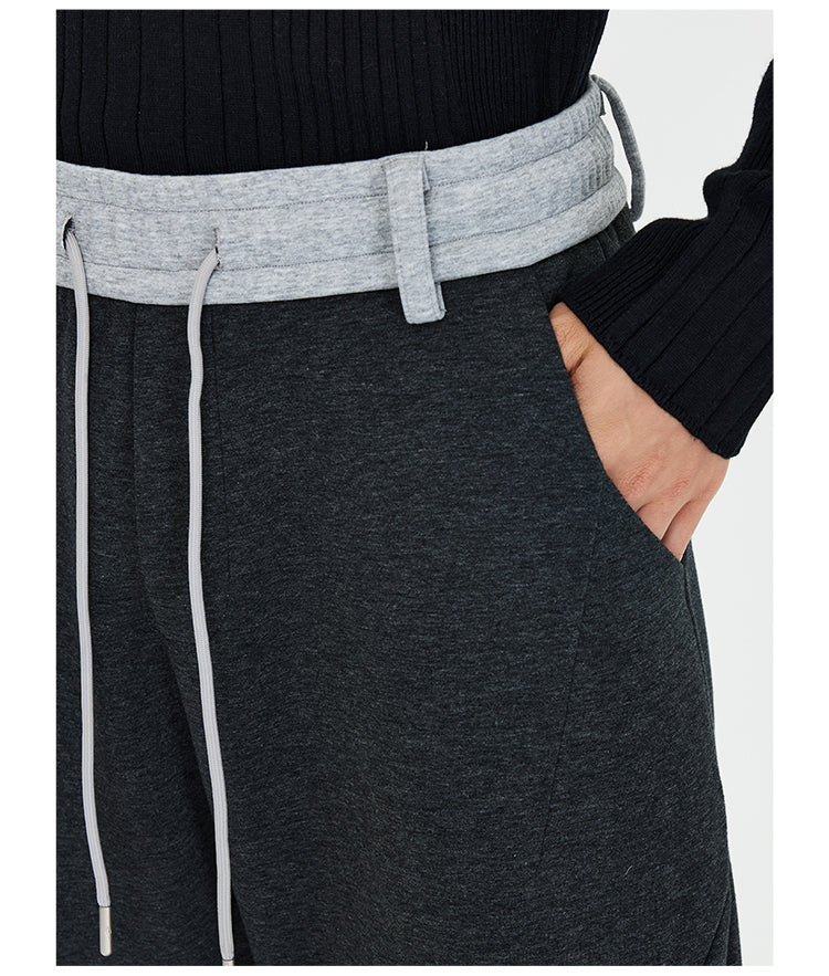 Color Block Oversized Sweatpants