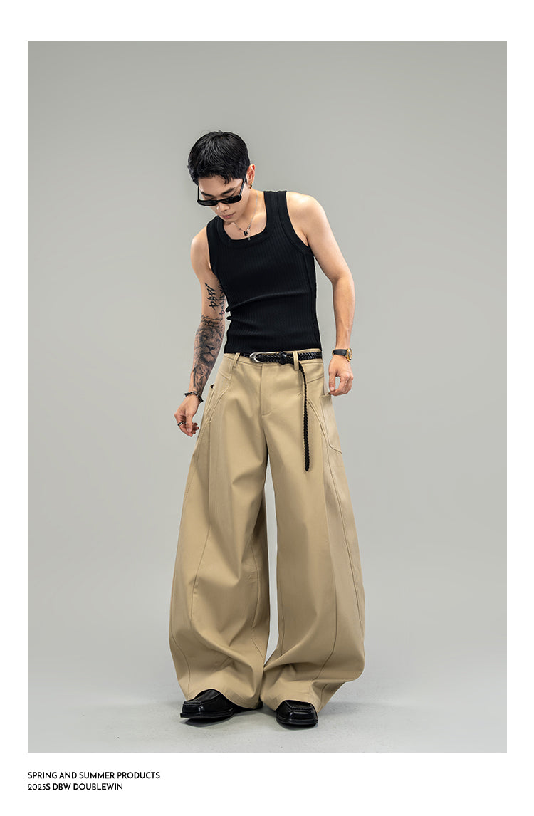 Deconstructed Casual Pants