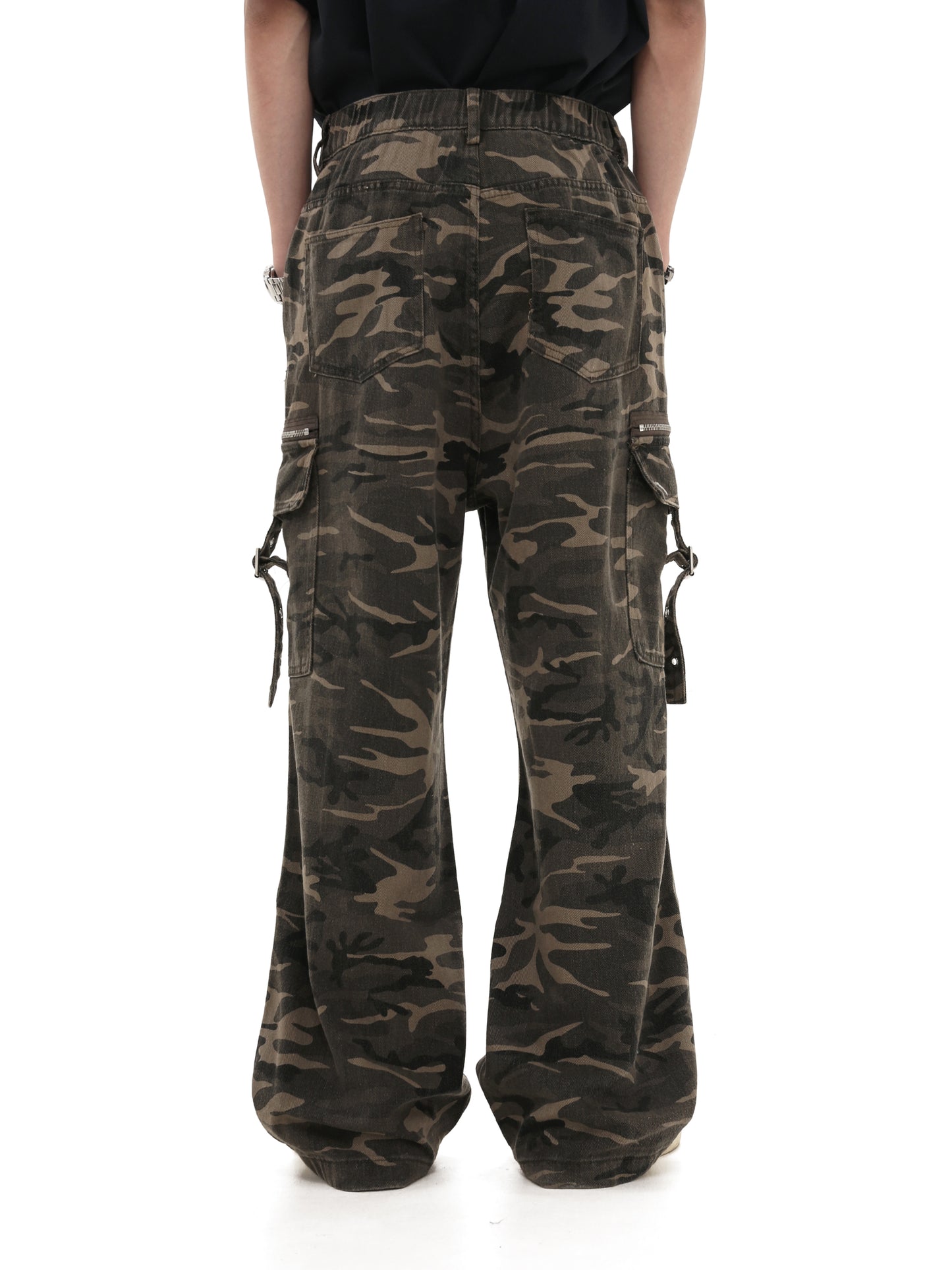 Straight Loose Camouflage Casual Pants