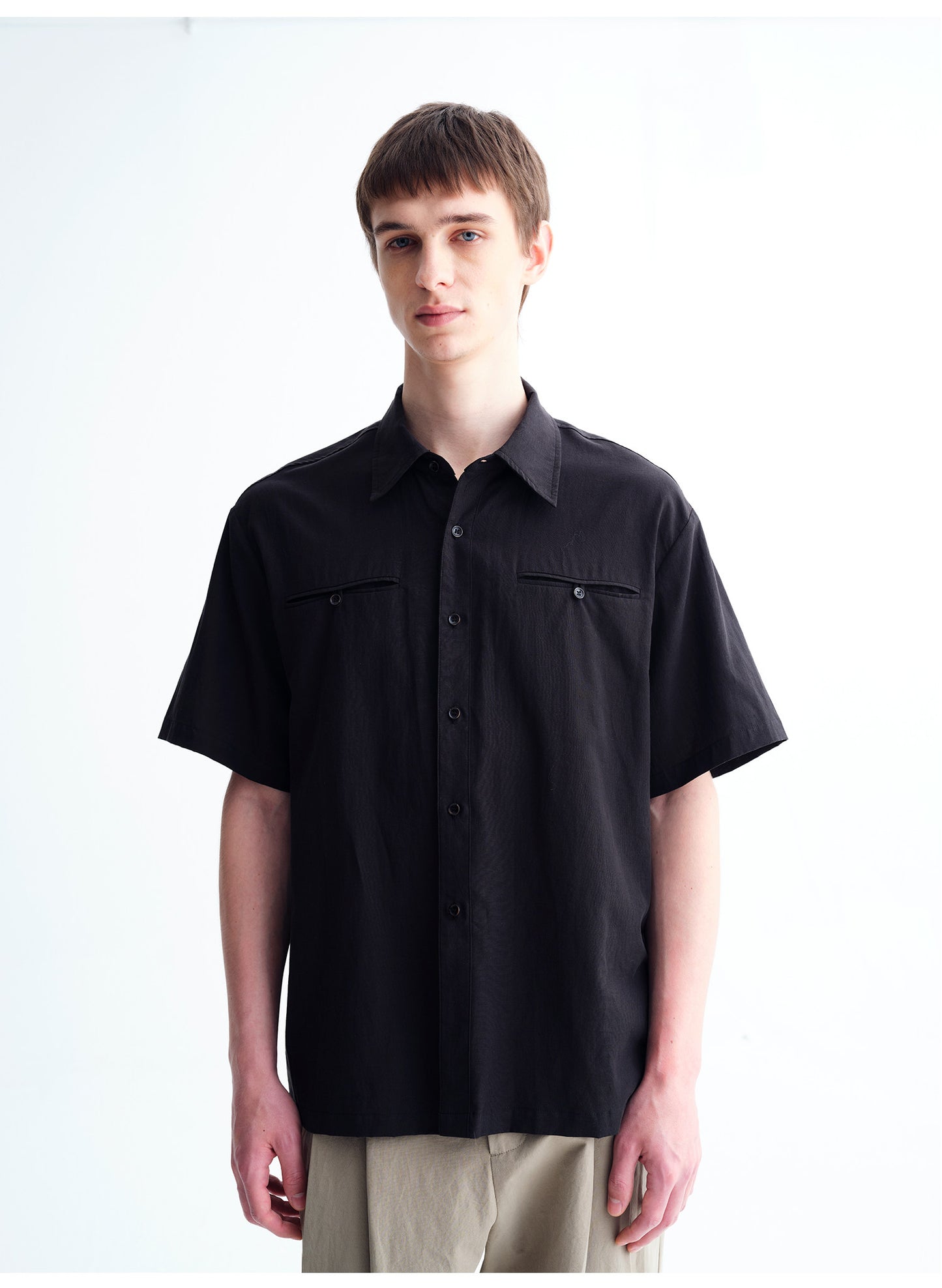 Shirt with Chest Pocket Design