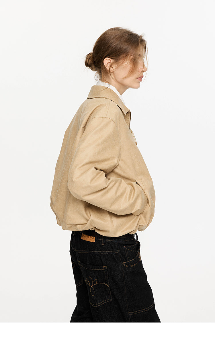 Distressed retro jacket