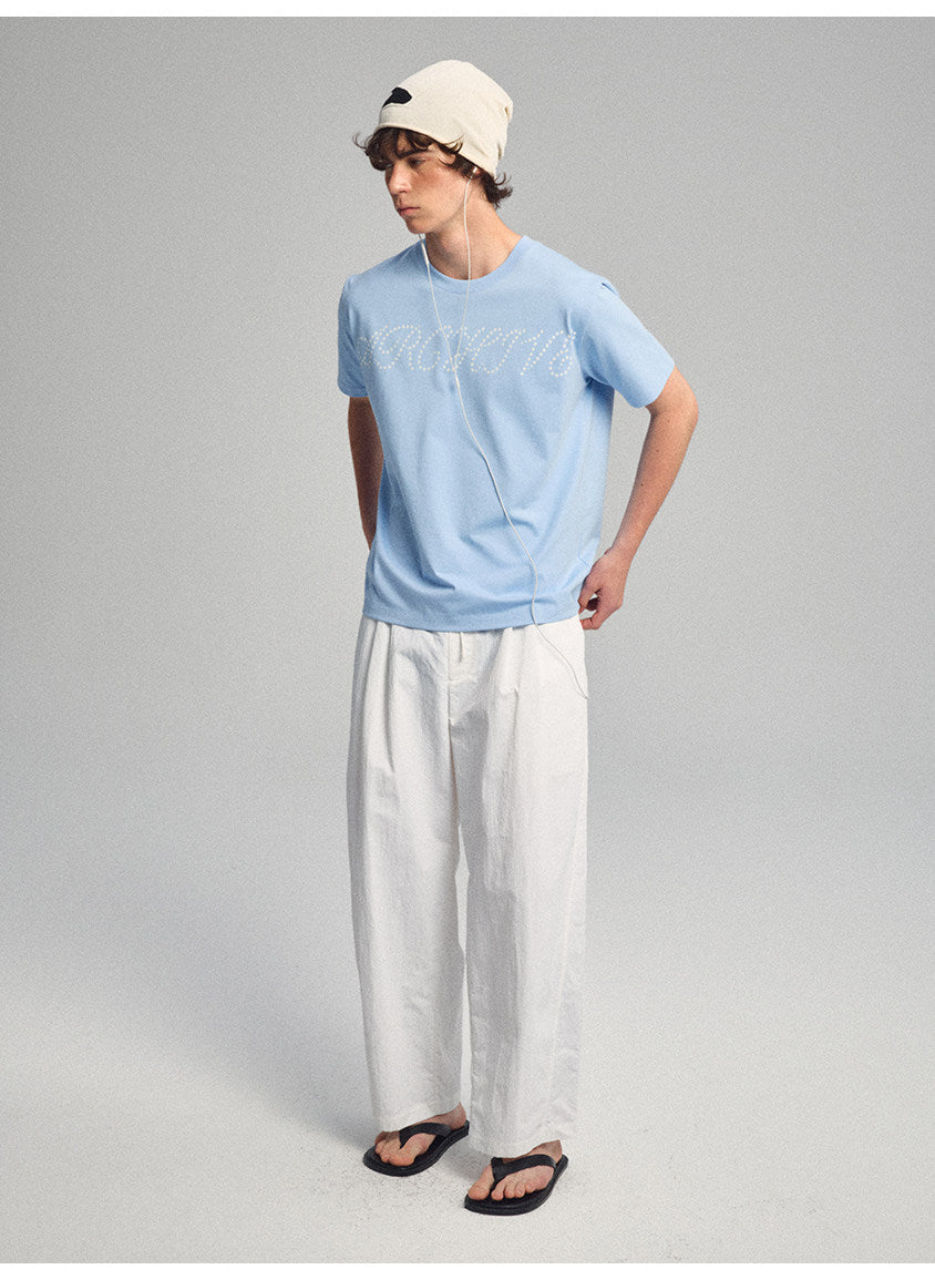 Narrow Round-Neck Standard T-Shirt