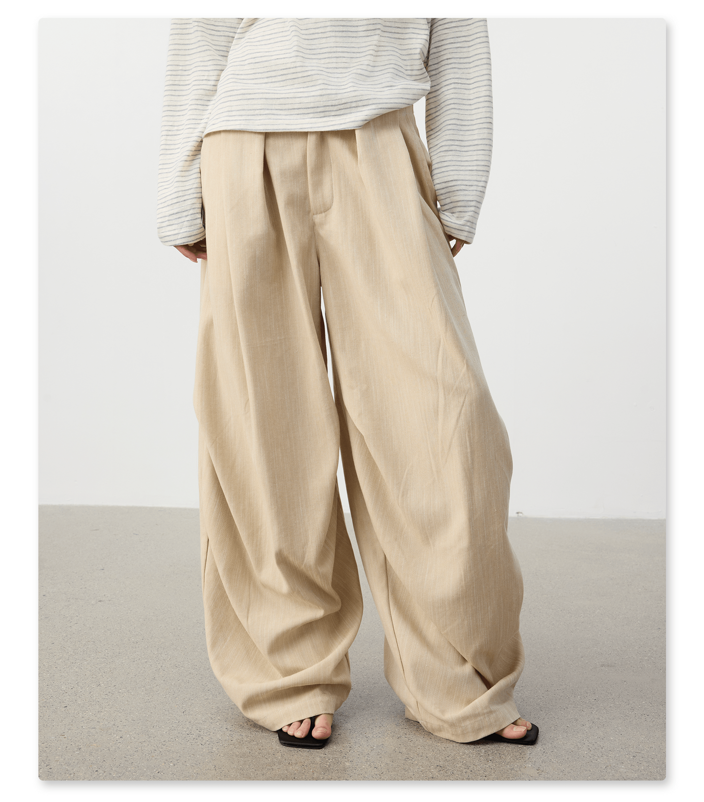 Wide Straight Casual Pants