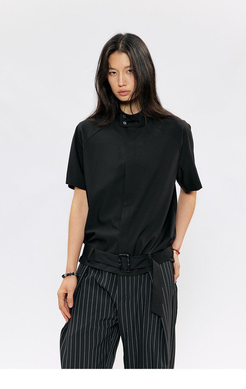 Casual Shirt with Adjustable Strap