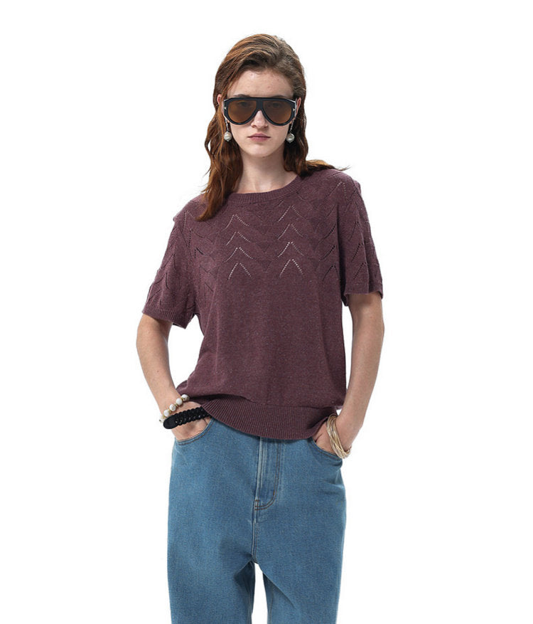French Tulip Openwork Knit