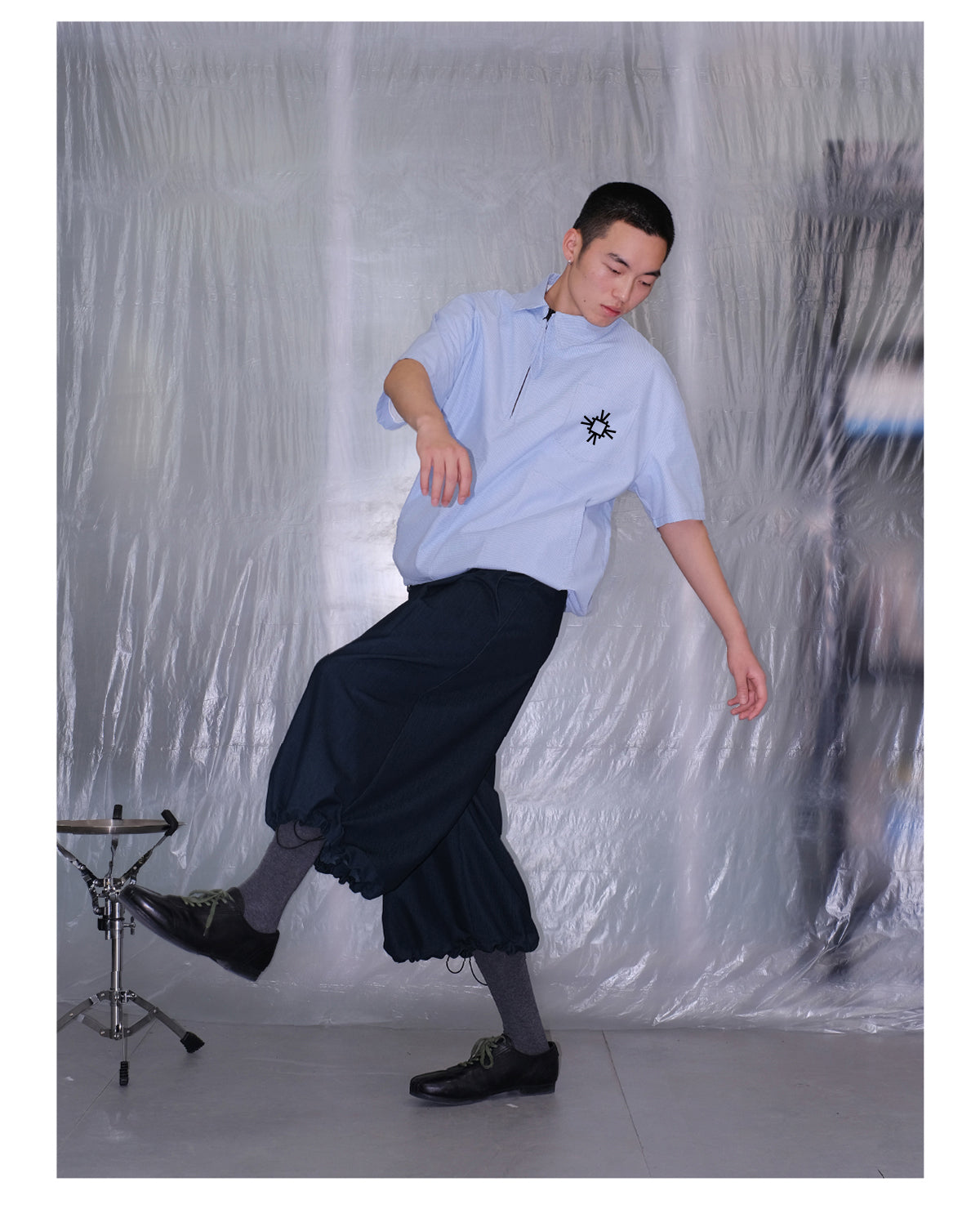 Drawstring Cropped Pants