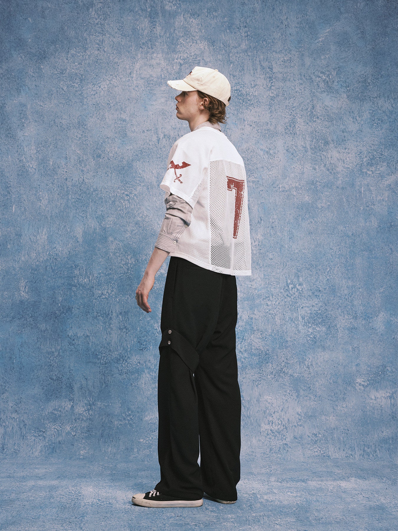 Embroidered Curved-Brim Cap