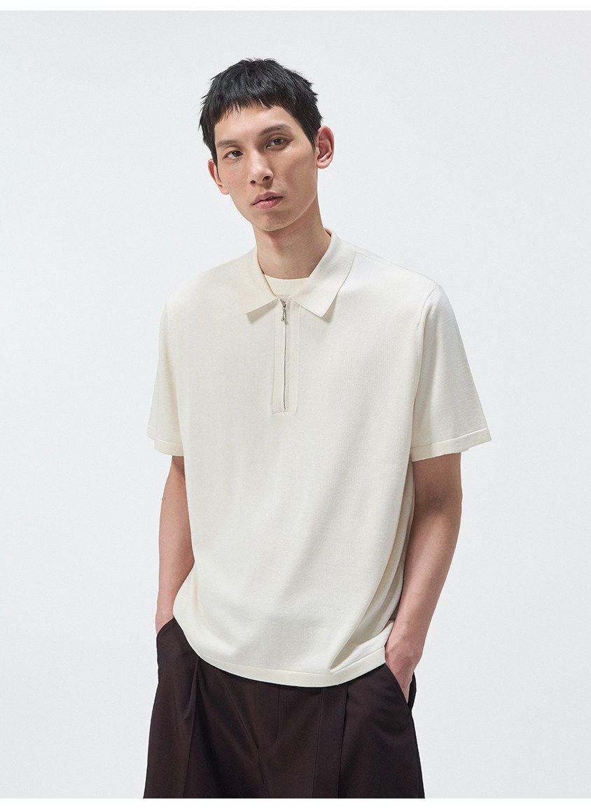 Mulberry Silk Blend Polo Shirt