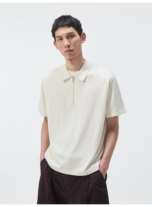 Mulberry Silk Blend Polo Shirt