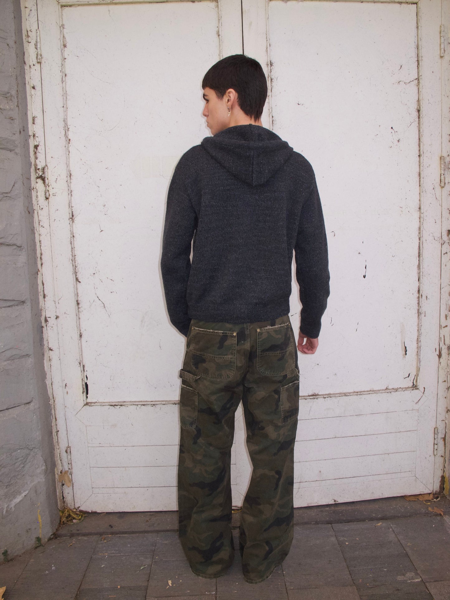 Retro Double-Knee Cargo Pants