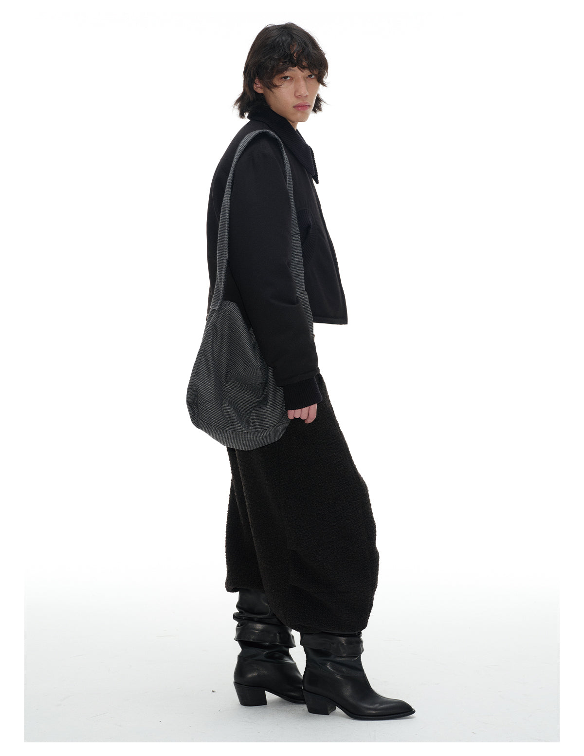 Spiral Pocket Cotton Jacket