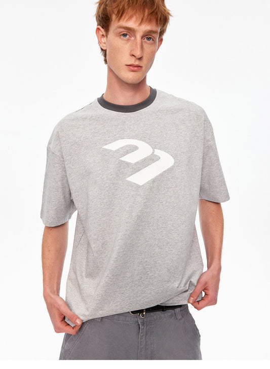 Crash Alphabet Print T-Shirt