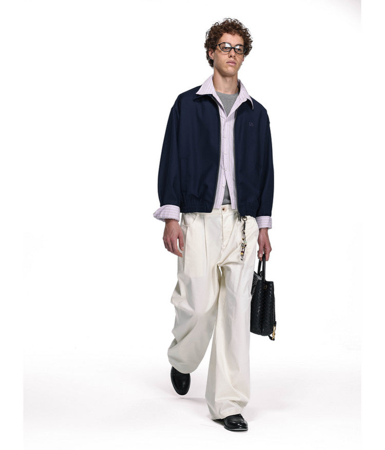 Slim Fit Straight Leg Casual Pants