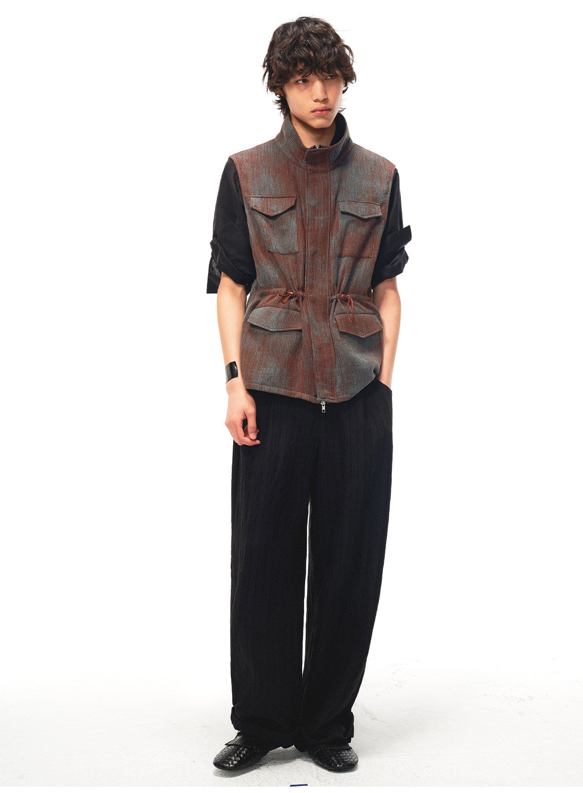 4-Pocket Drawstring Vest