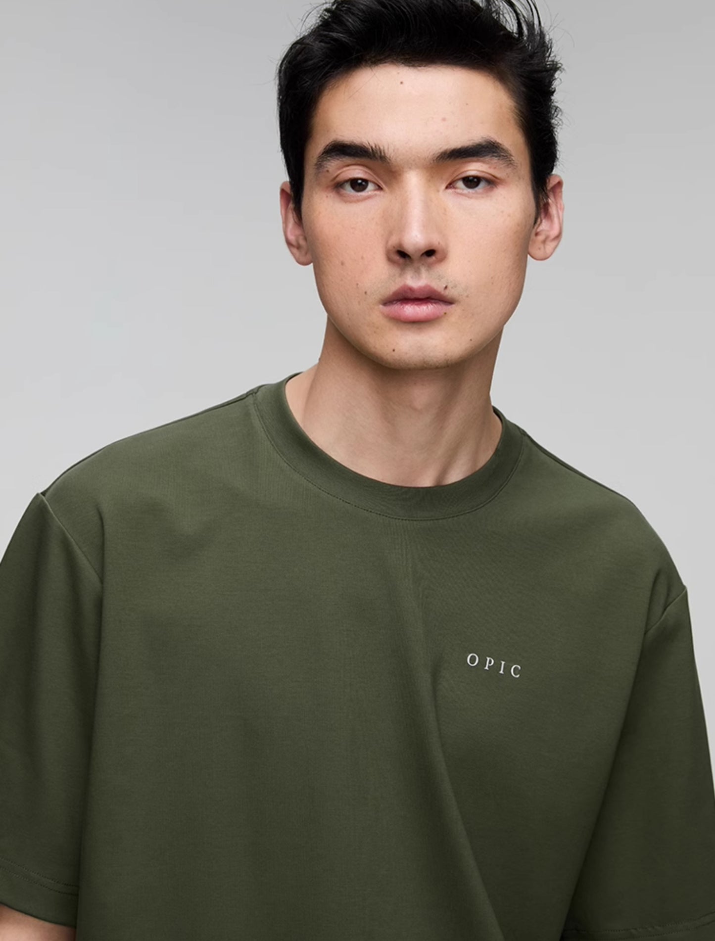 Round Neck Logo Print T-Shirt