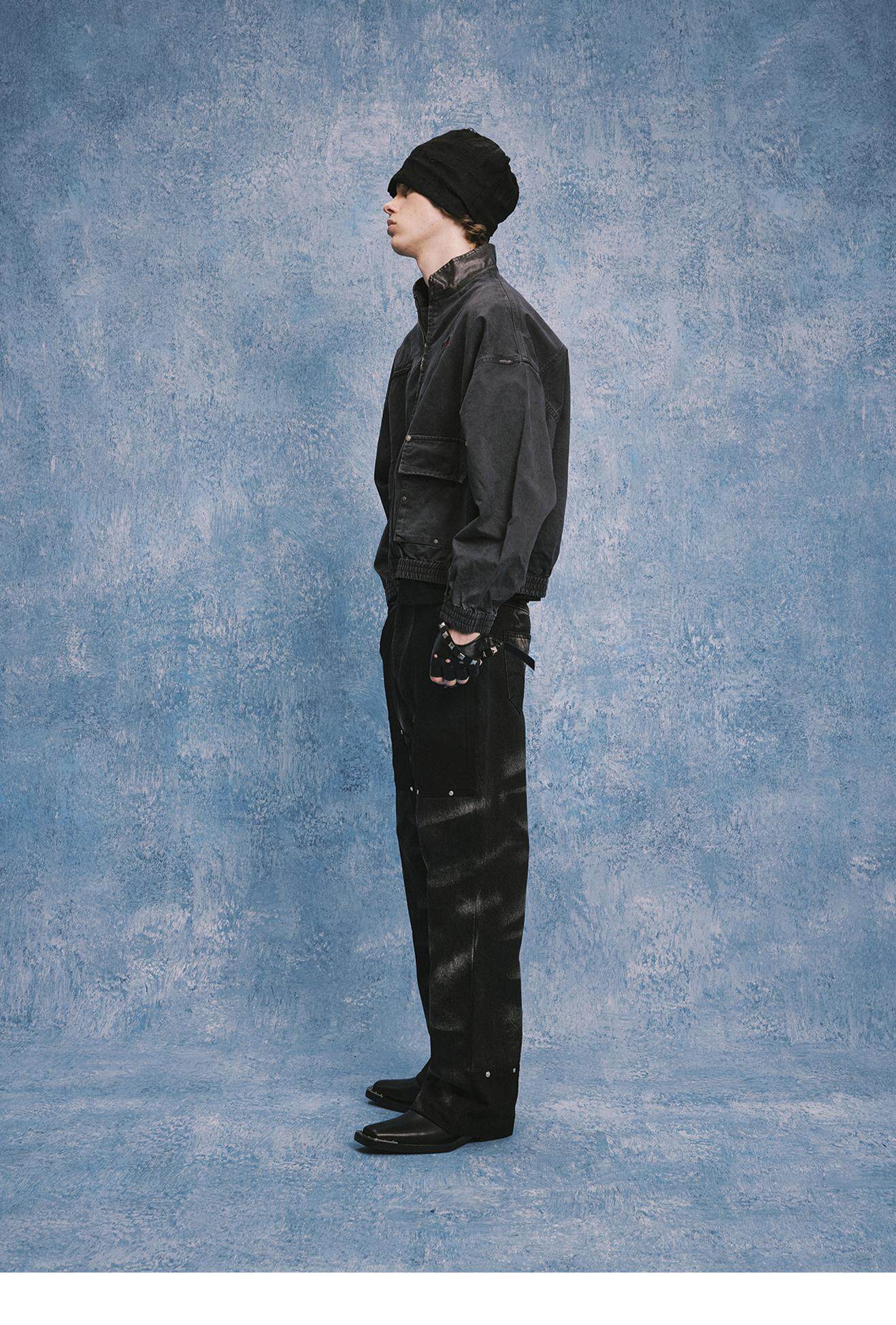Vintage Washed Denim Pants