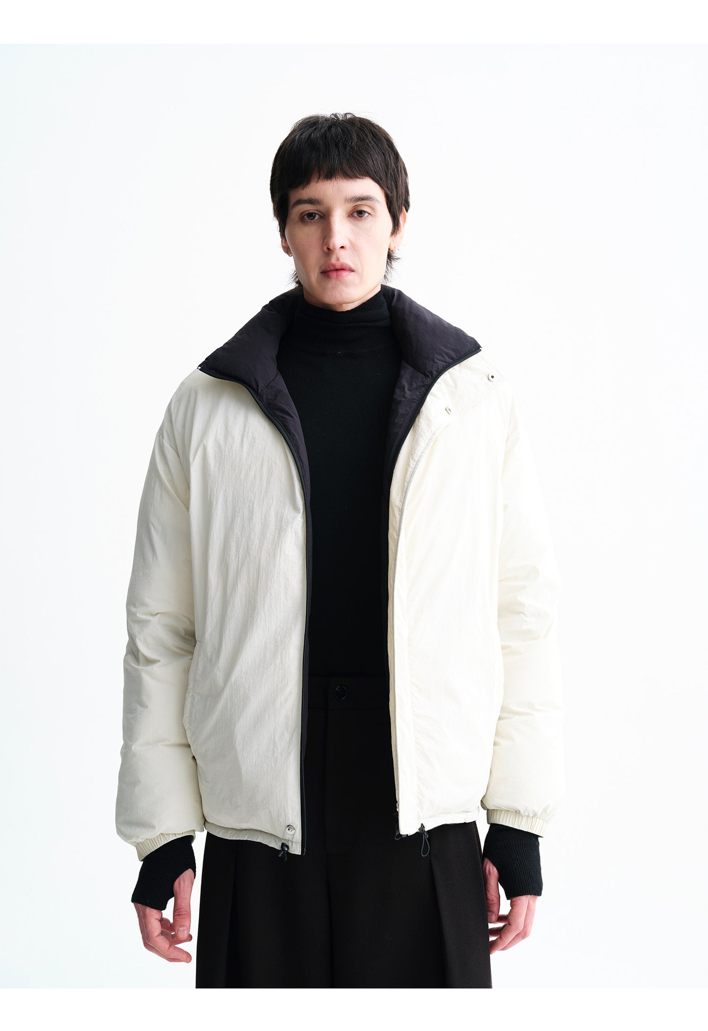 Short Reversible Cotton Jacket