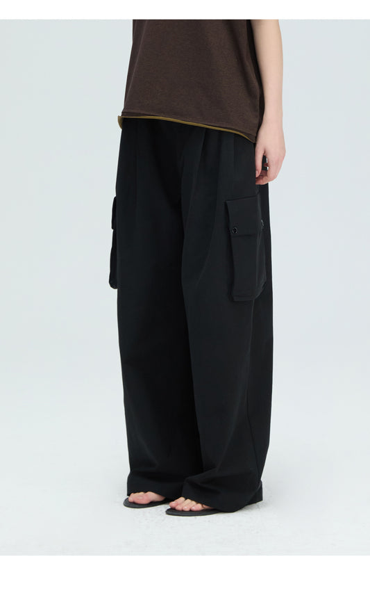 Loose-Fit Cargo Pants with Large Pockets