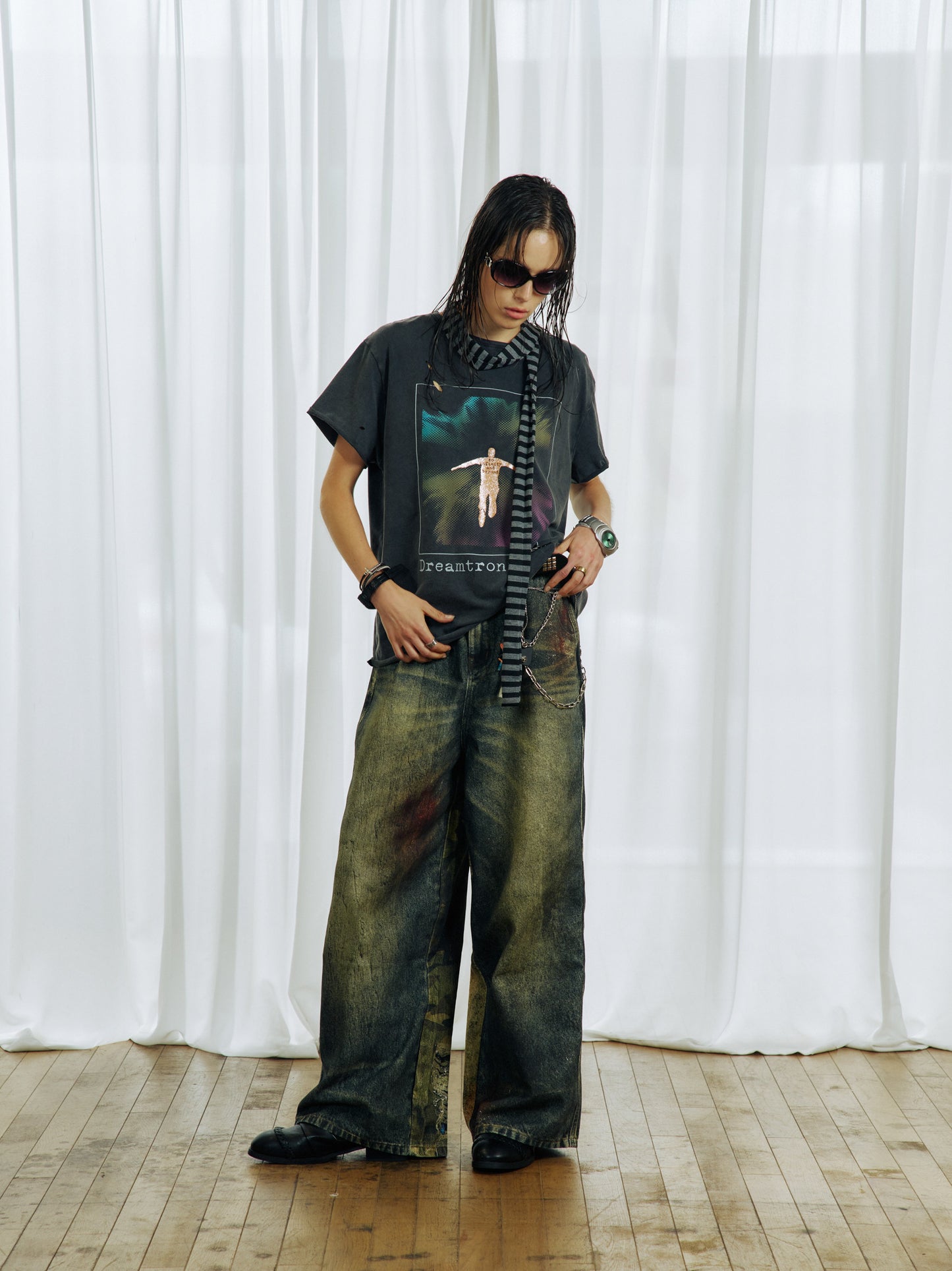 Glitter-Print T-Shirt