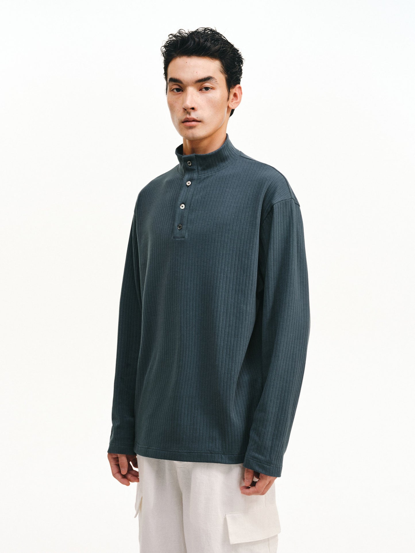 Half-High Collar Shirt