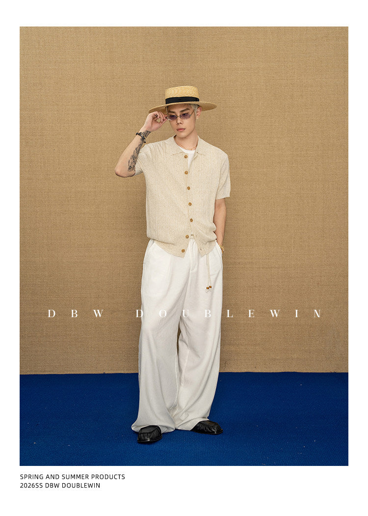 Drape-style Casual Pants