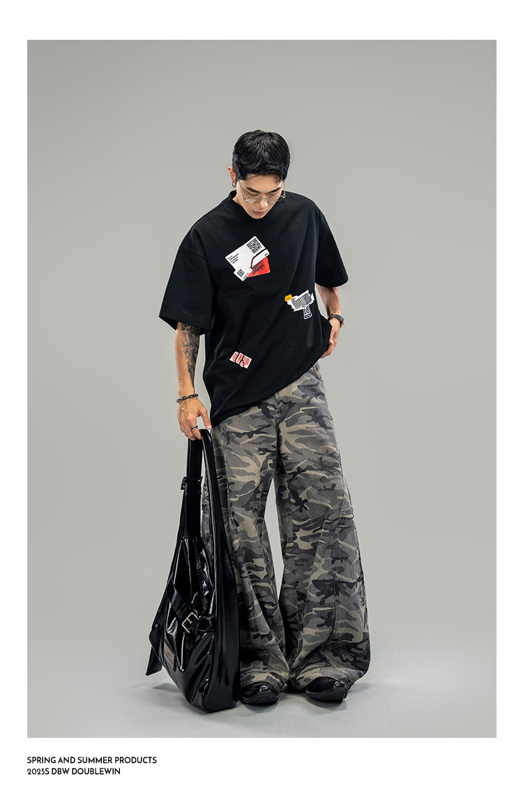 Trendy Round Neck T-Shirt