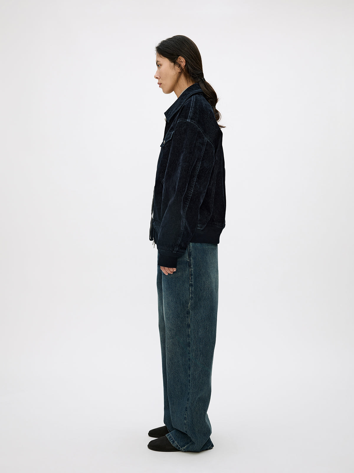 Flock Denim Bomber Jacket