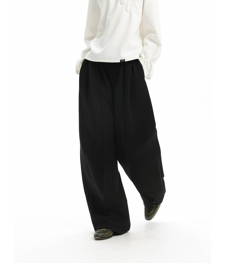 Wide Knit Casual Pants