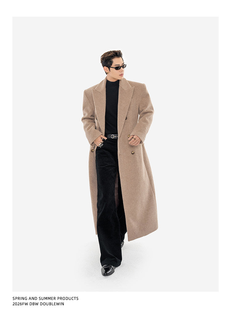 Simple Wool Long Coat