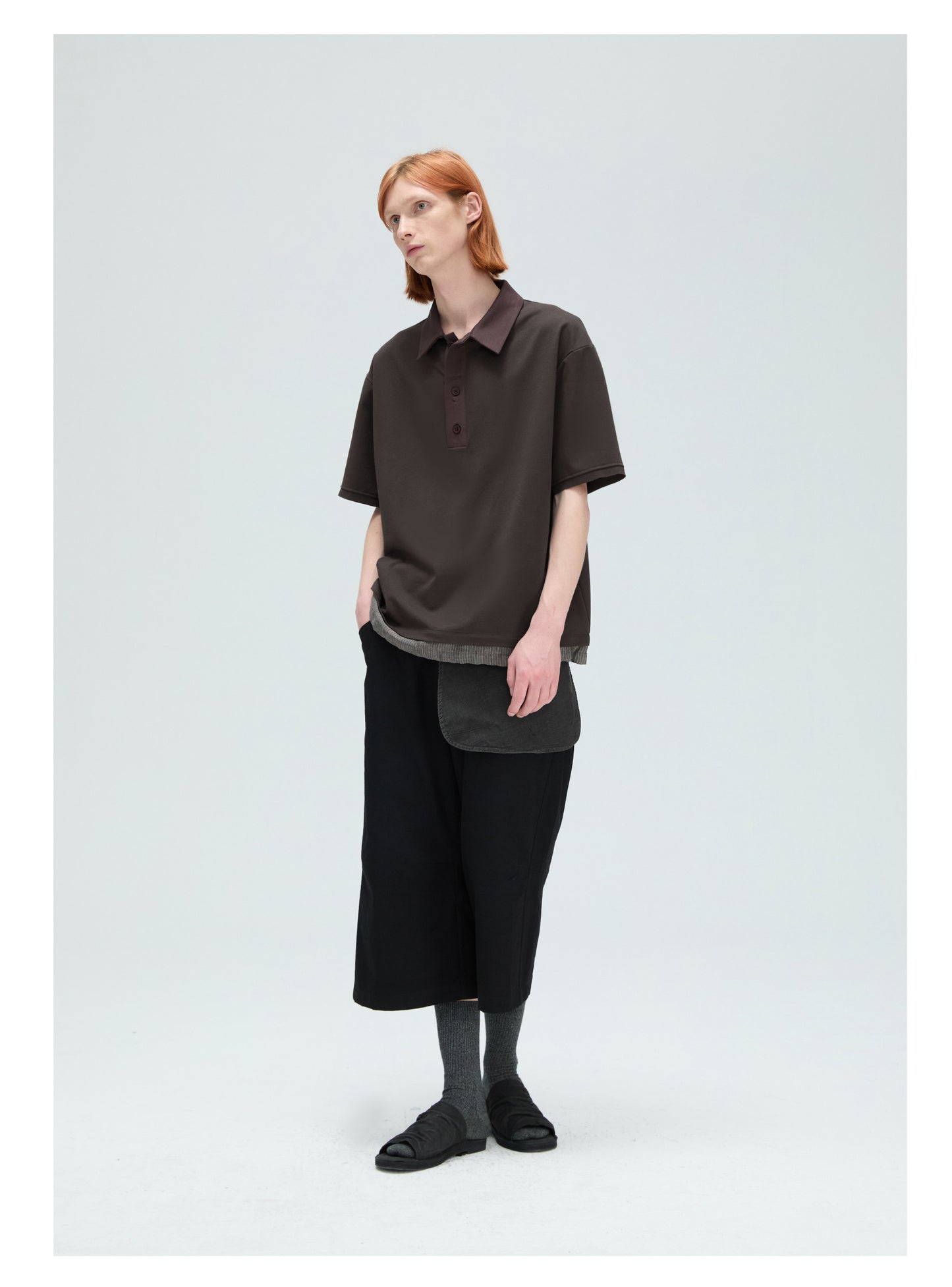 Faux Two-Piece Polo Shirt