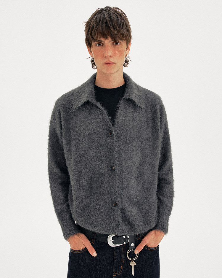 Relaxed Style Soft V-Neck Cardigan