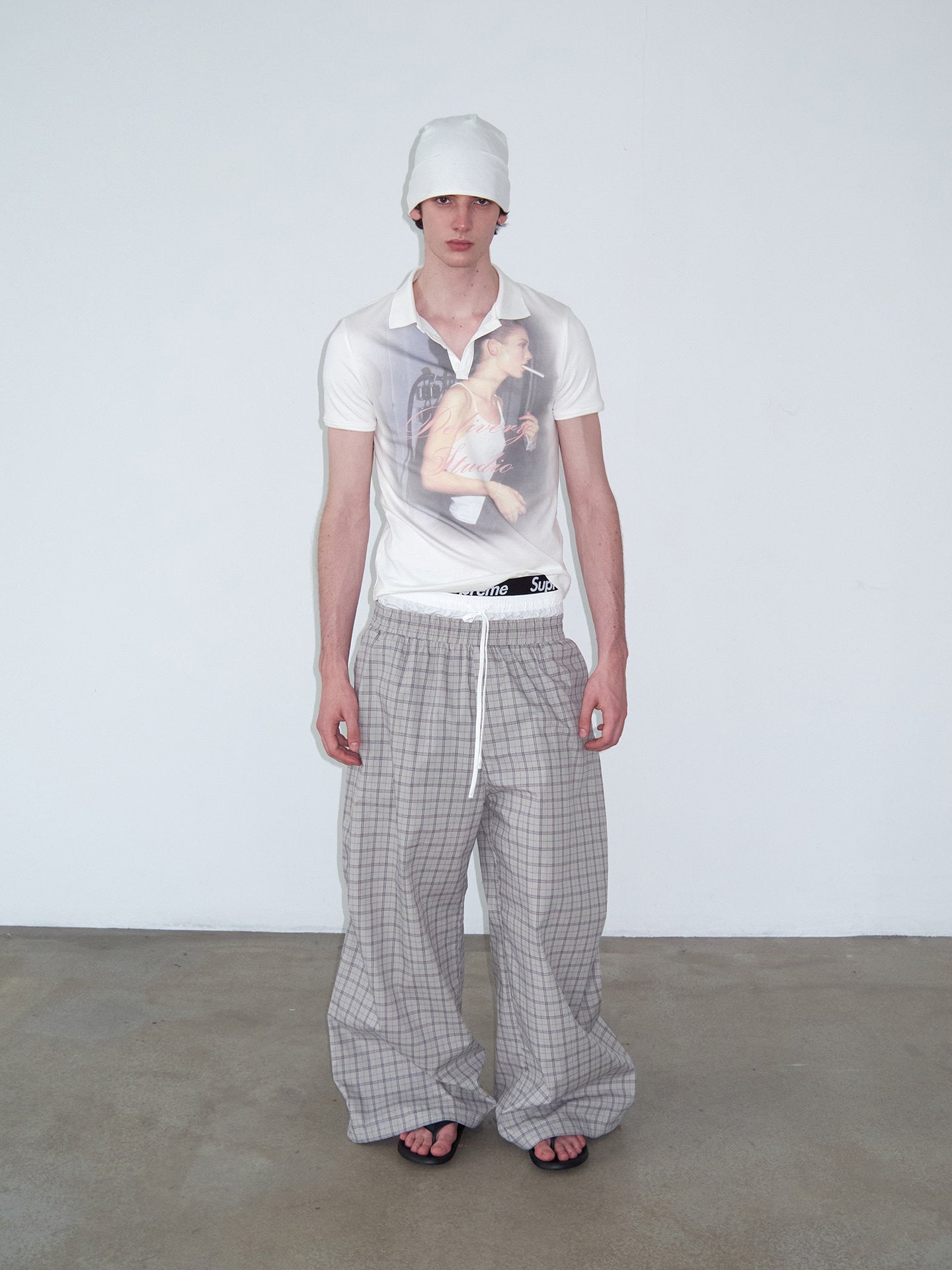 Vintage Millennium Printed Polo Shirt