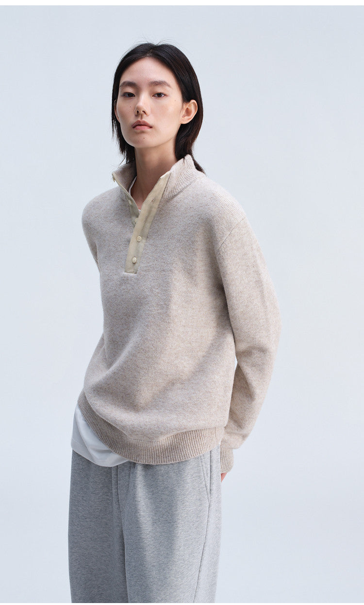 Button-Down Knit