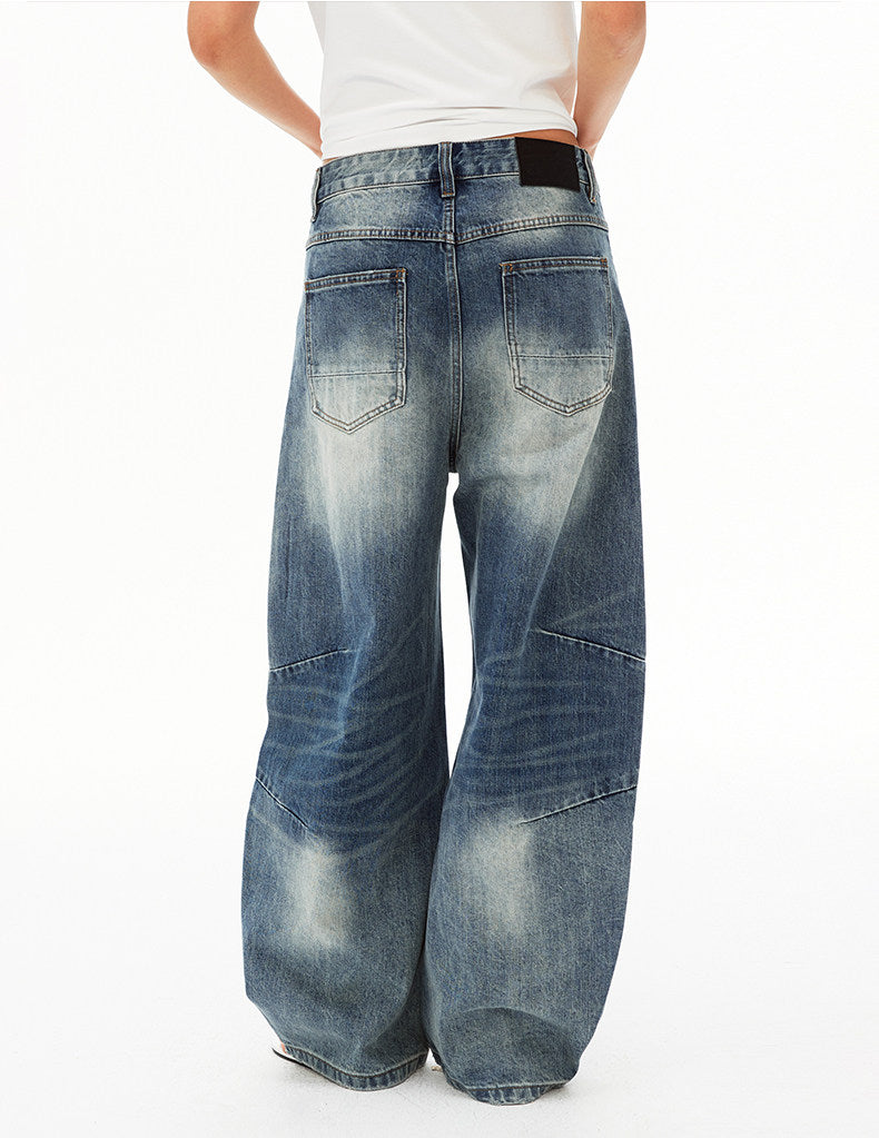Minimalist Washed Simitar Jeans