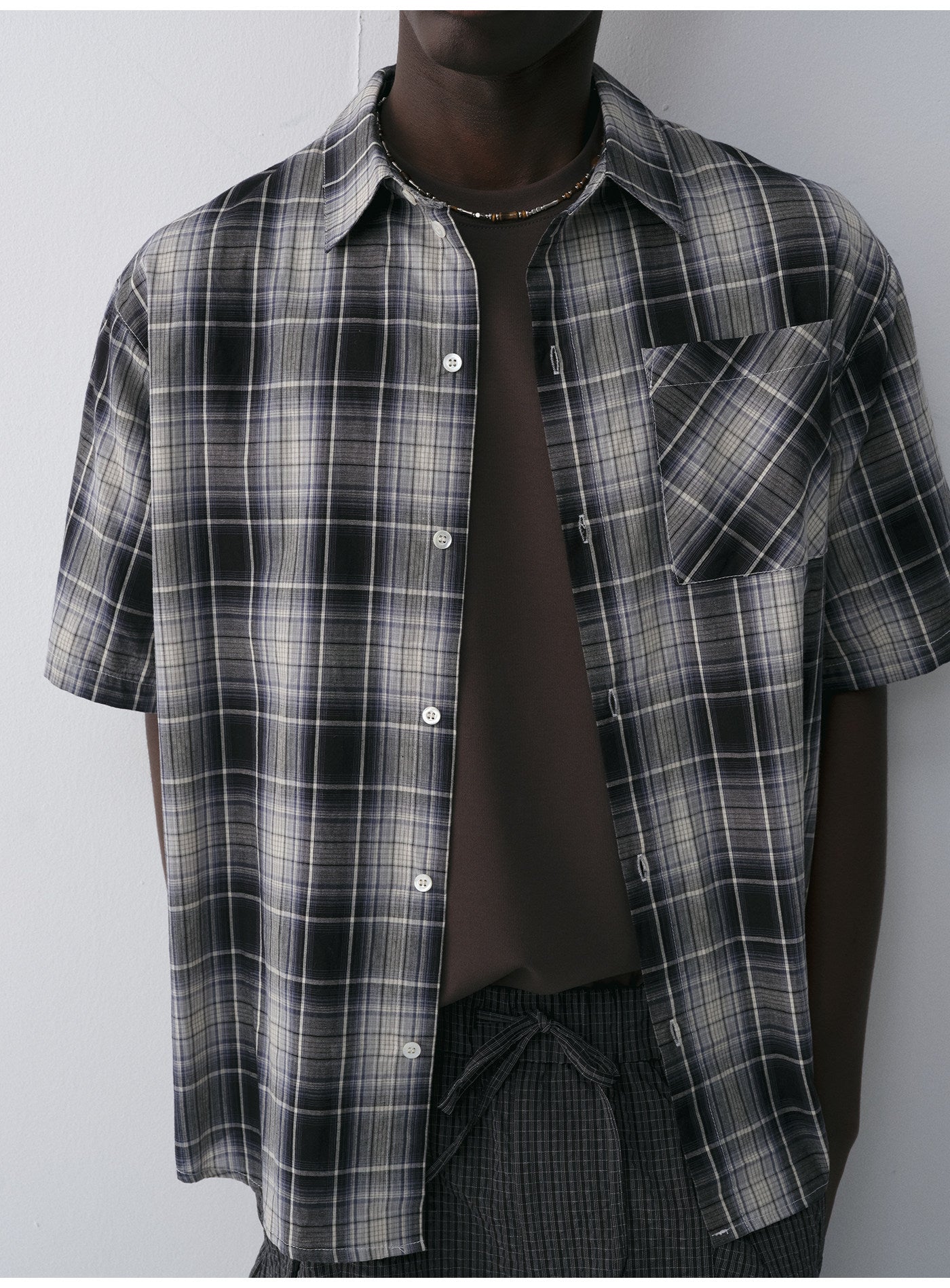 Checkered Shirt with UV Protection