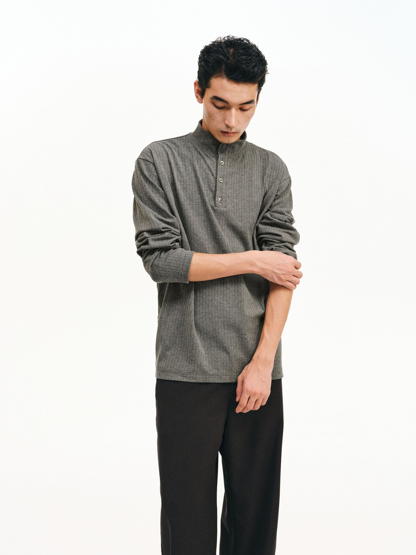 Half-High Collar Shirt