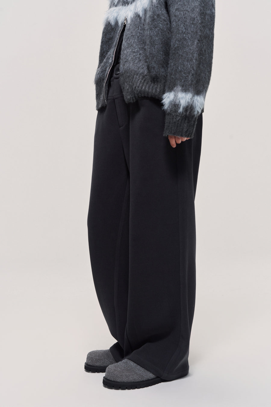 Knit Straight Casual Pants