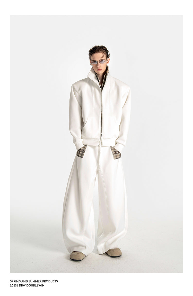 Turn-up Pocket Casual Pants