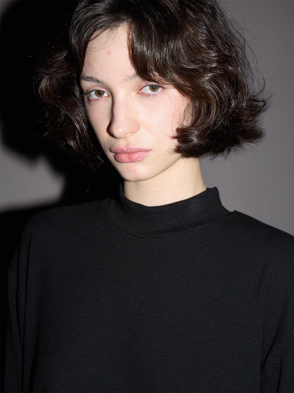 Bamboo Texture Crew Neck T-Shirt