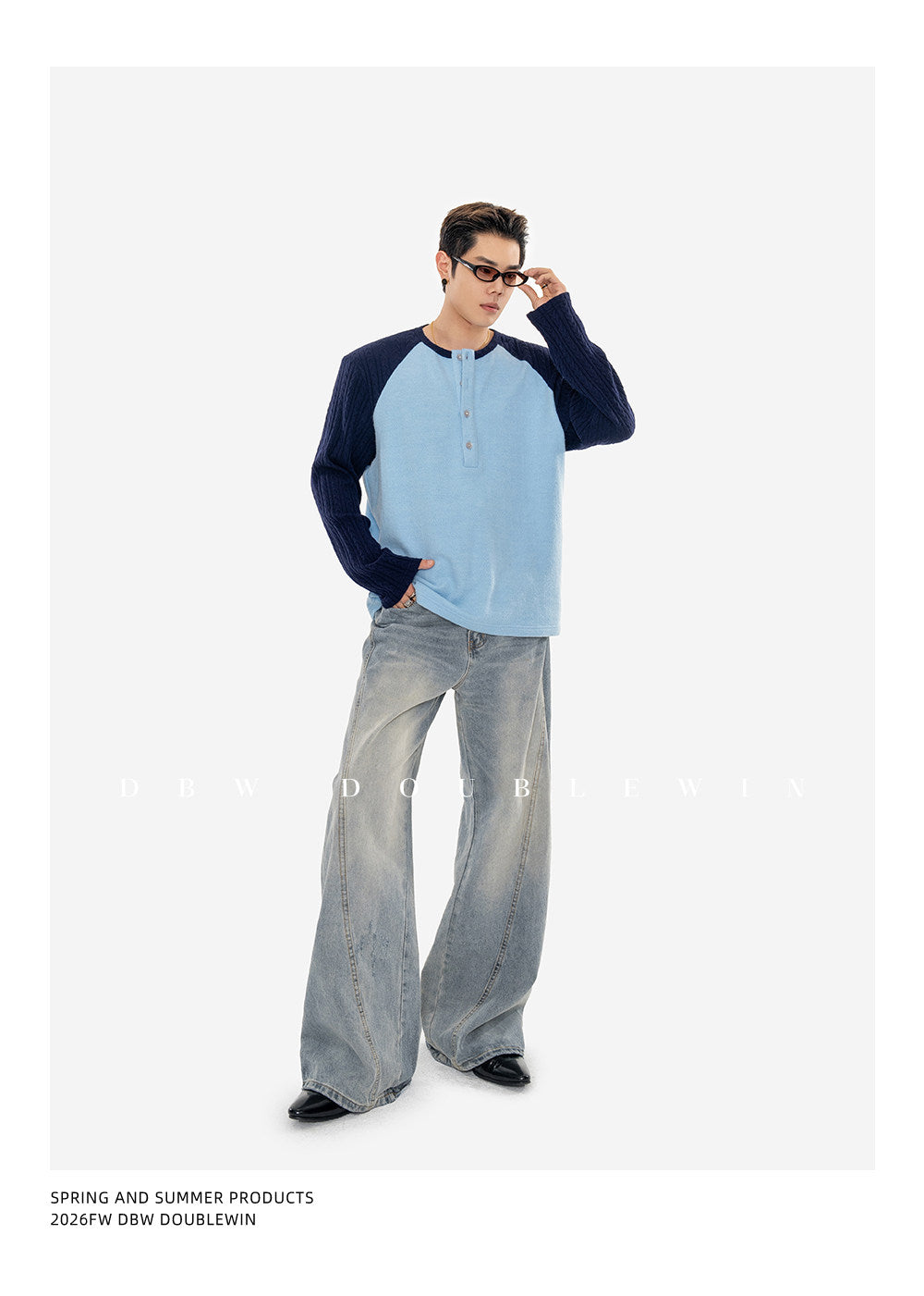 All-Match Loose-Fit Raglan Sweater