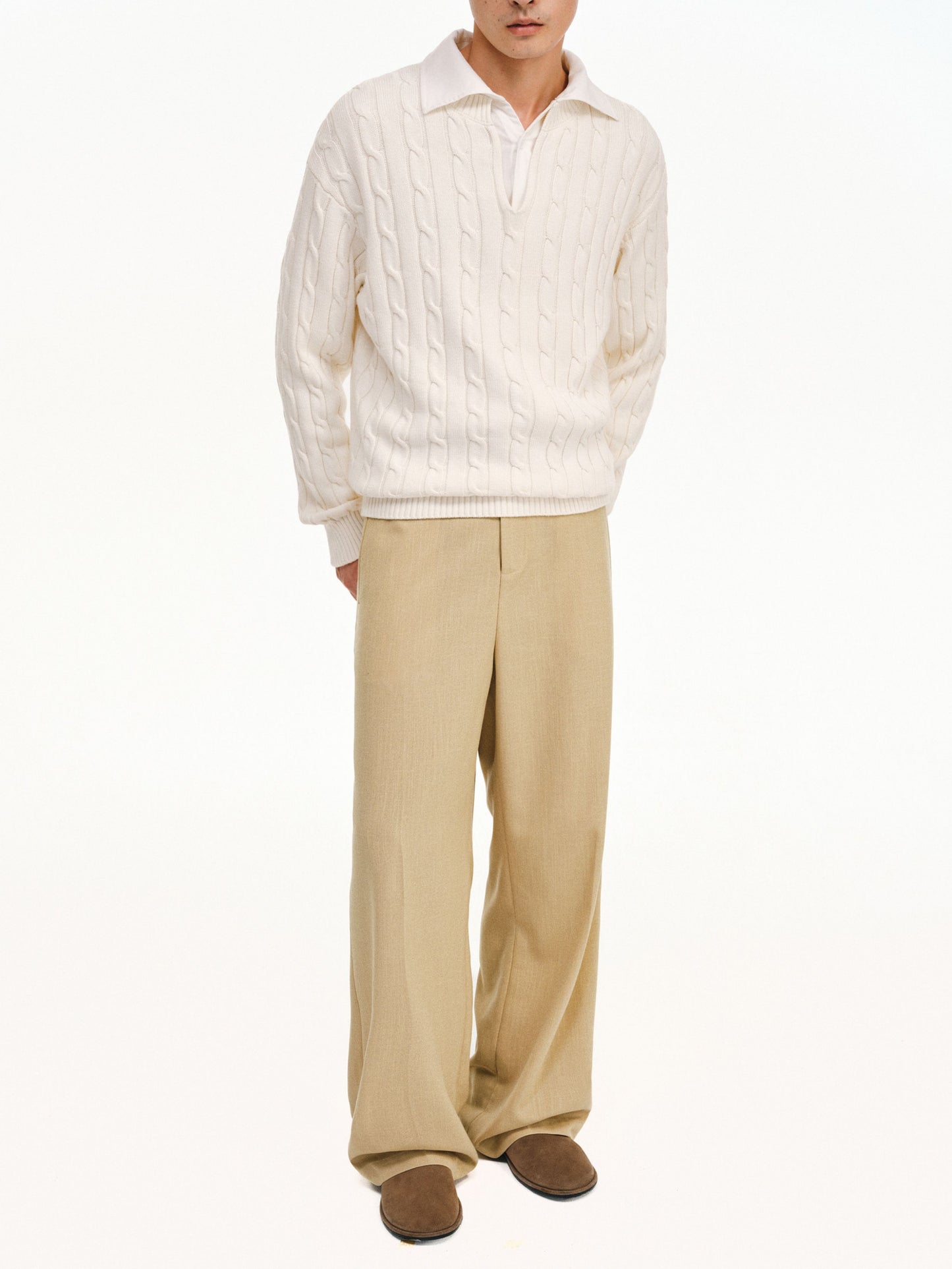 Rinen Straight Leg Casual Pants