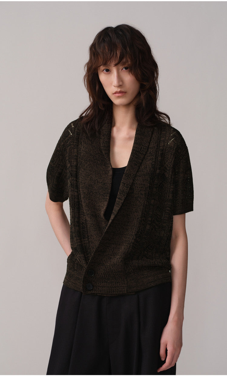 Breathable Knit Casual Cardigan
