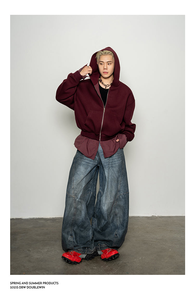 Air Layer Fake Two-Piece Sweatshirt