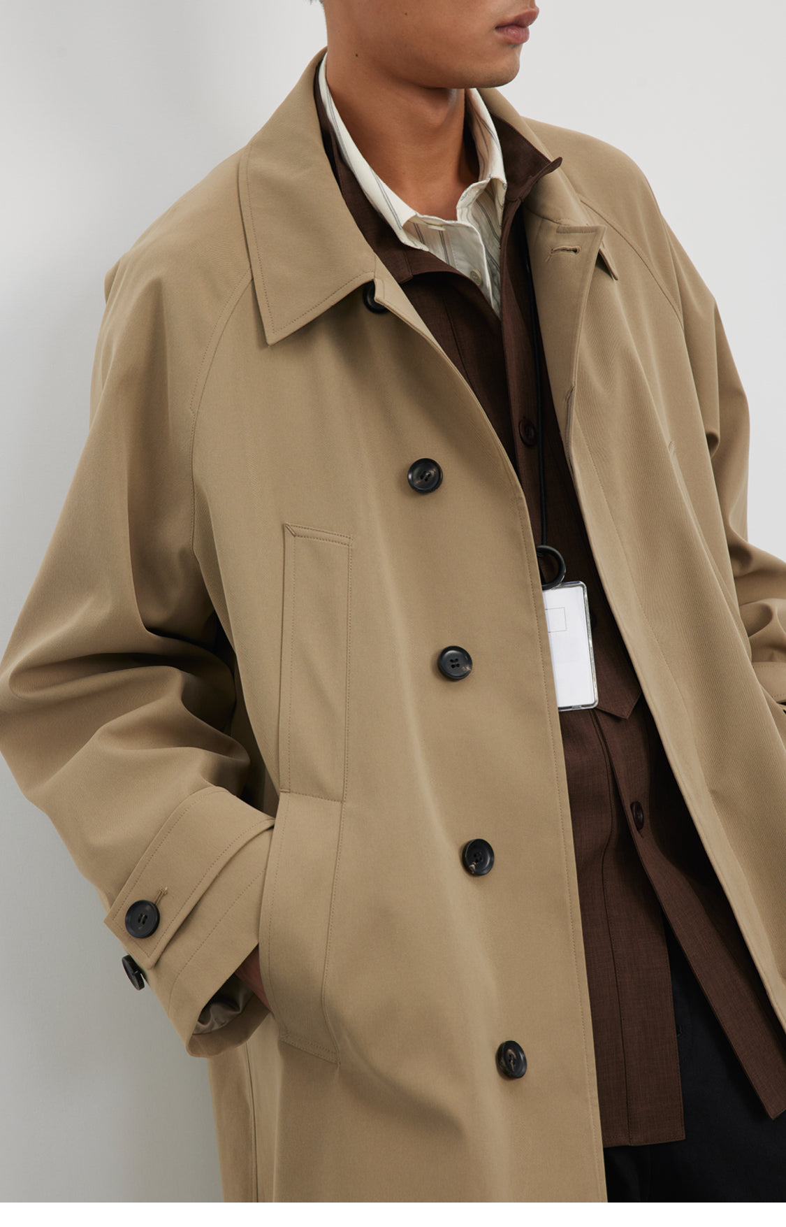 High-end mid-length coat