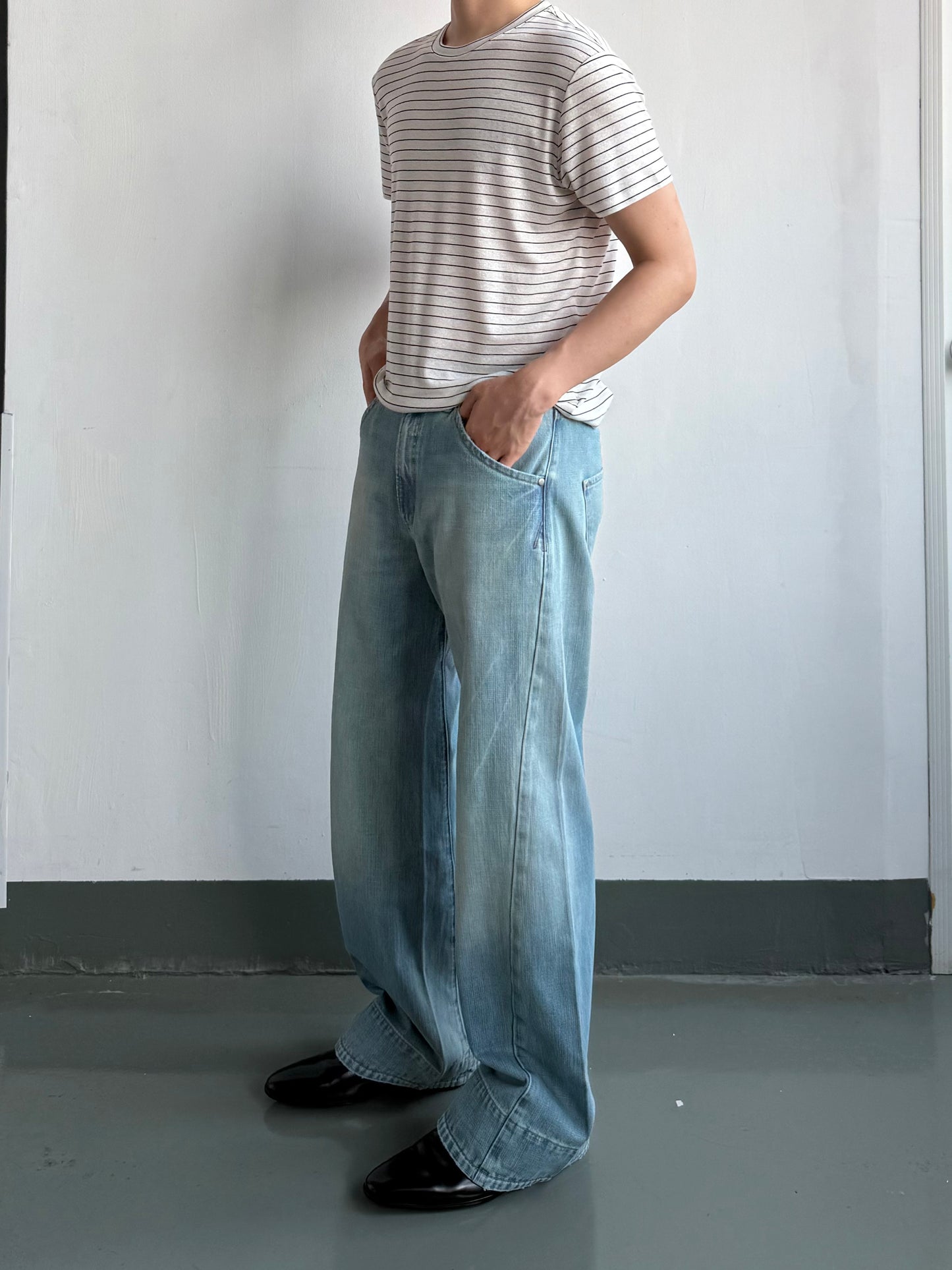Smog Blue Denim Pants