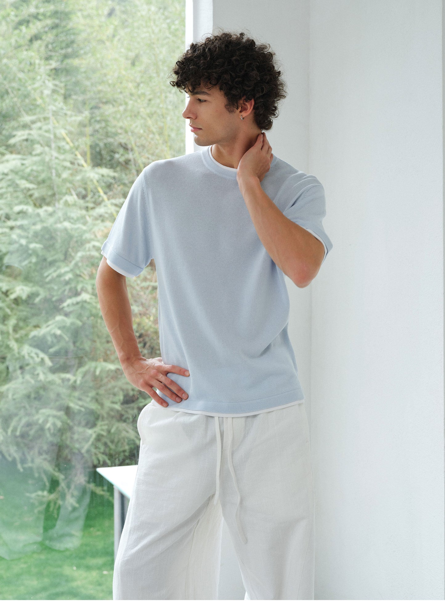 Fake Two-Piece Unisex T-Shirt