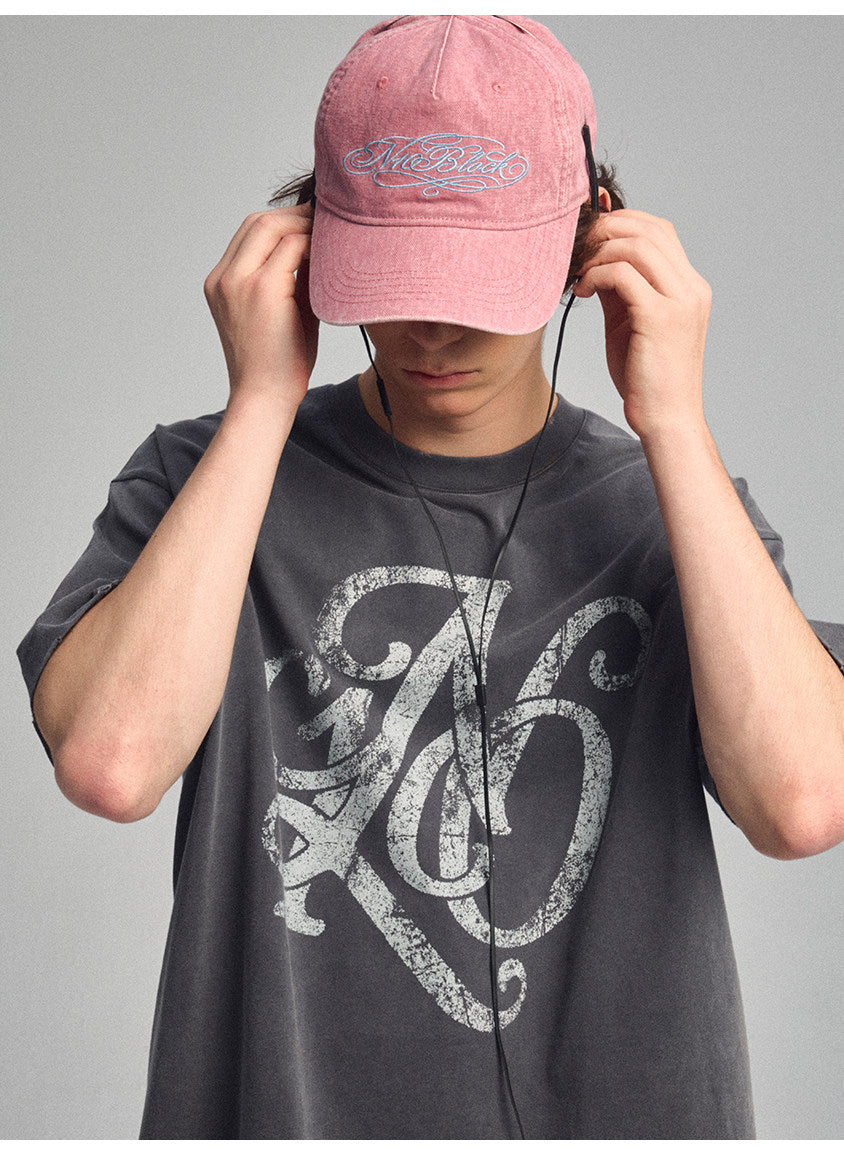 Alphabet Print T-Shirts
