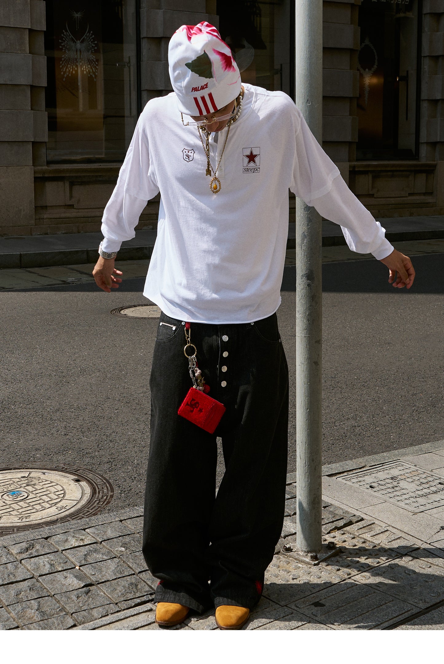 Layered Collar T-Shirt