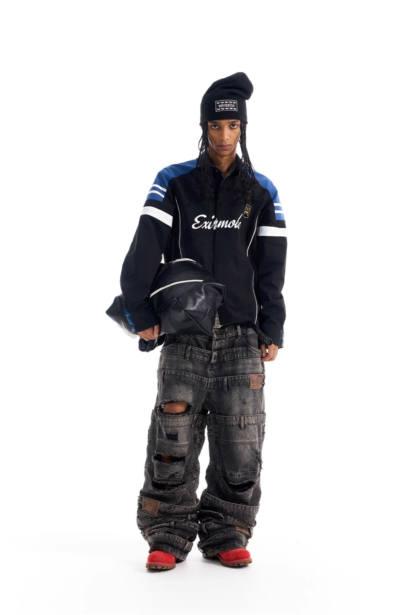 Reversible Checkered Pattern Sports Shirt