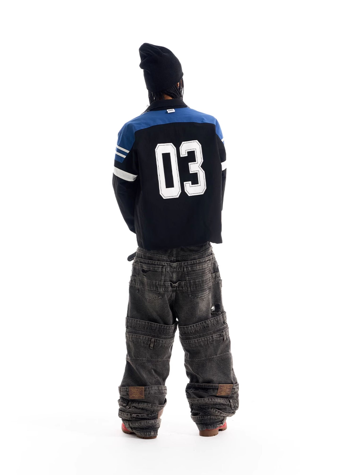 Reversible Checkered Pattern Sports Shirt